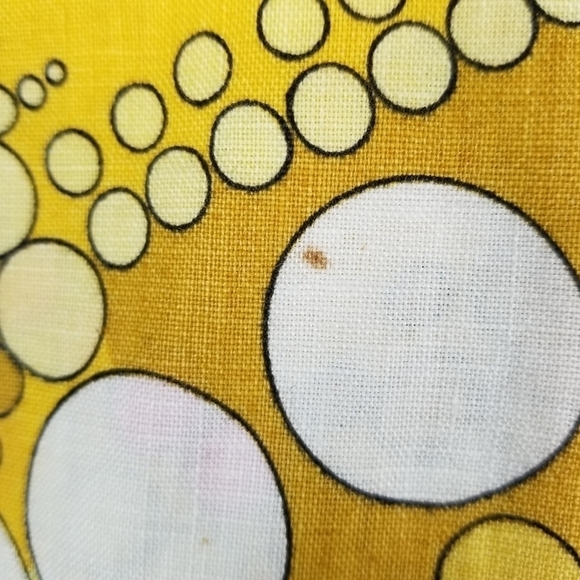 ITW Linen Retro Style Print One Button Swing Blazer Jacket Size 2 Short Sleeve - Picture 15 of 16